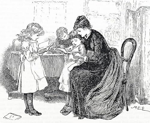 Toile Mary Ellen Edwards lecture enfants pour salon chaleureux