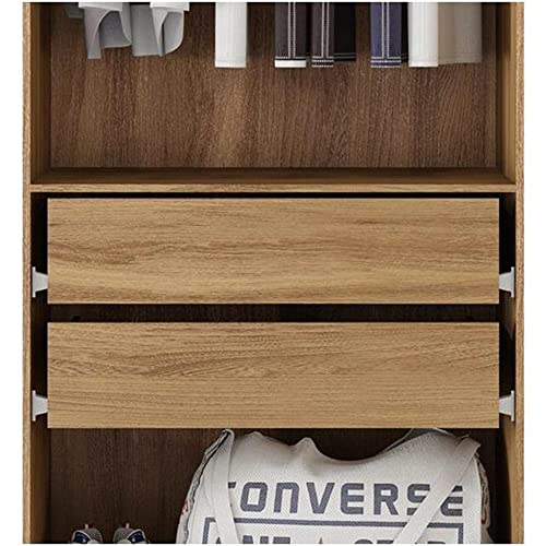 Armário Para Quarto Modulado 2 Portas Modena Amendola Branco Demóbile