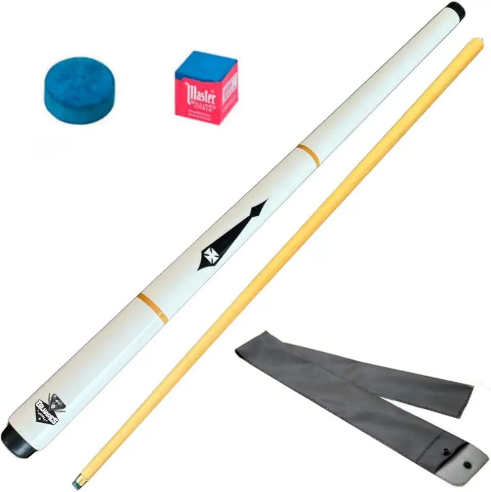 Taco Sinuca Snooker Bilhar Profissional Sola Couro + Brindes