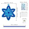 Winlyn 24 Sets Christmas Craft Kits Winter Crafts DIY 3D Snowflake Ornaments Decorations Art Sets Assorted Snowflake Christmas Foam Stickers for Kids Holiday Home Classroom Activities Party Favors #3