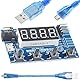 DAOKAI HX711 Gewichtssensor Wägezellenmodul A/D-Modul Digitales Wägezellenmodul Display 24-Bit-Wägemessgerät Elektronische Waage Anzeigemessgerät mit Micro-zu-USB-Kabel