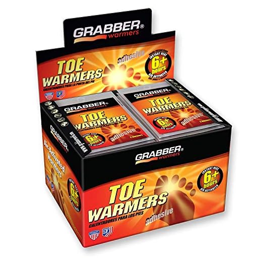 Grabber Zehenwärmer – langlebig, sicher, natürlich, geruchlos, luftaktivierte Wärmer – bis zu 6 Stunden Wärme – 40 Paar