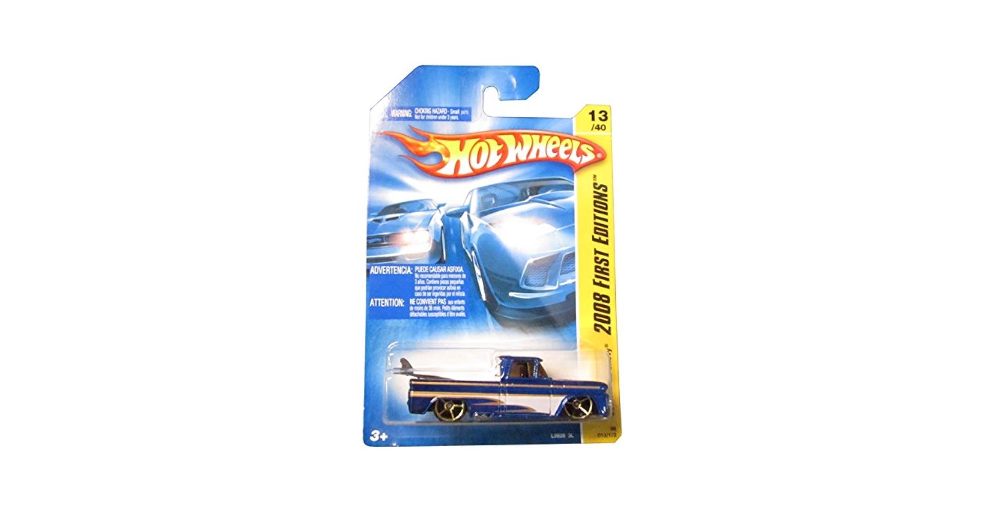 ミニカー Hot Wheels 2008 First Editions 62 Chevy Vintage Hot Wheels Custom '62 Chevy Pickup - 2008 New Models