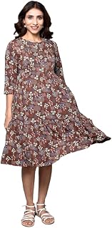 Inner Sense Organic Cotton Bamboo Maternity Dresses for Women I Two Vertical Zipper Front Open Nighty for Women Cotton I A... Price In India