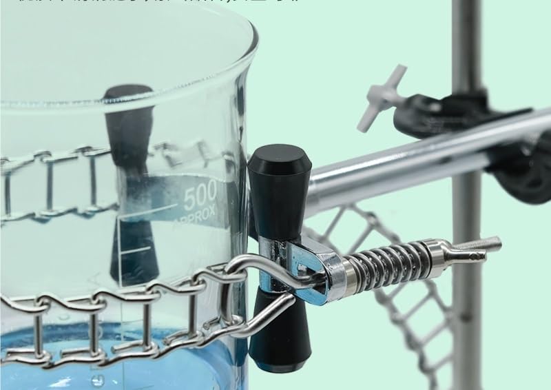 Abrazadera de Cadena de Laboratorio for Vaso de precipitados, Columna de cromatografía, Recipiente cilíndrico, fijación de Soporte, Abrazadera Universal de Laboratorio