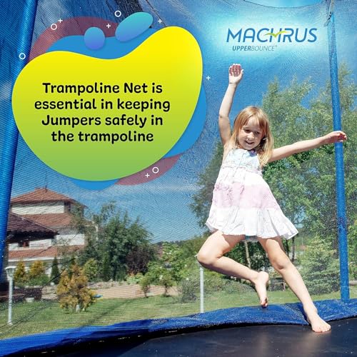 Upper Bounce Universal Trampolines Safety Nets Round Trampoline Frame - Trampolines Replacement Net - Compatible Most Trampoline Brands - Thumbnail 5