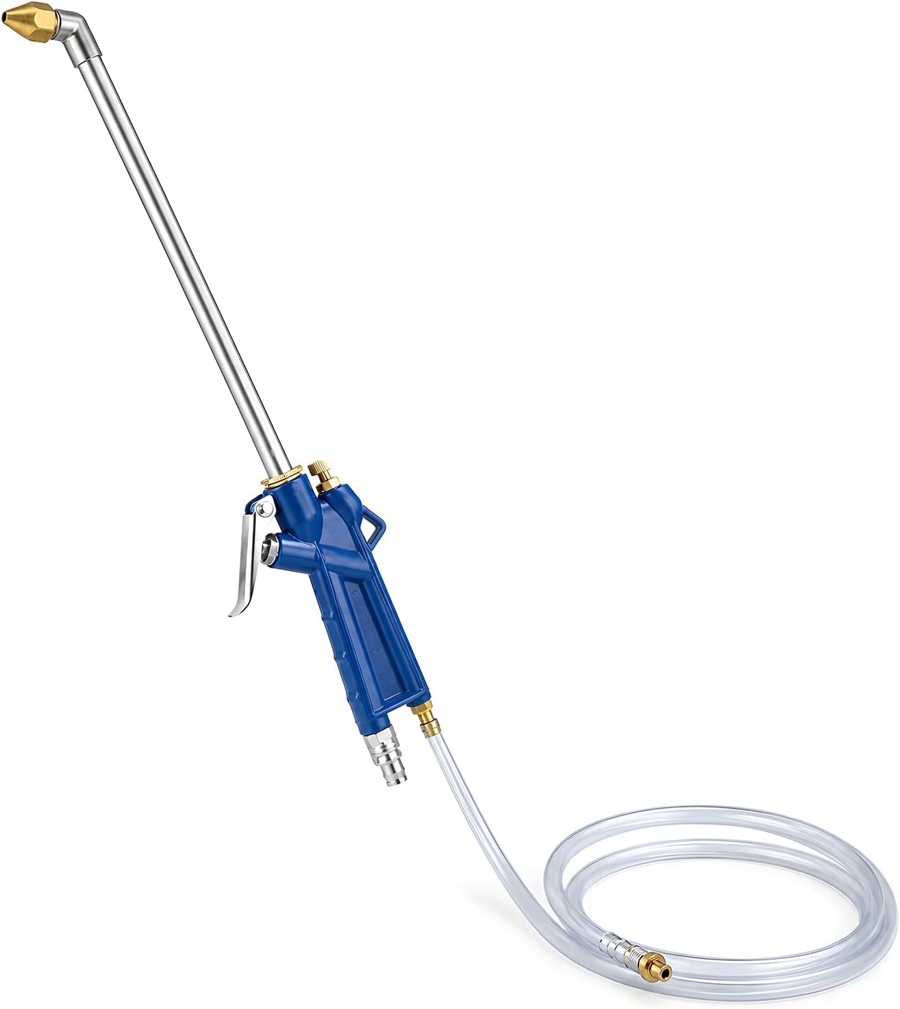 Air Engine Cleaning Spray Gun, Bend Head Auto Water Cleaner Cleaning Sprayer with 4Ft Hose, High-Pressure Engine Dust Cleaner Gun for Narrow Spaces, Car Accessories