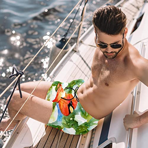 JDEZ maillots de bain de qualité oiseau de neige short élégant - 2