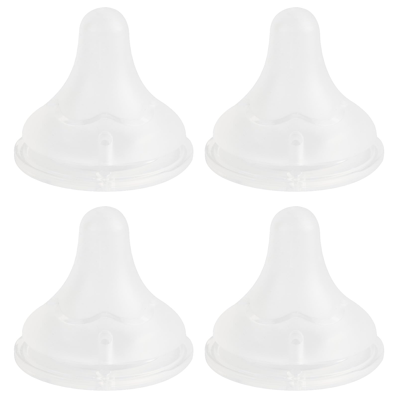Silicone Nipple (S) for Spectra Baby Bottles, Slow Flow, 0m+, 4 Count