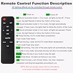 Disco Ball Party Lights Indoor Outdoor, Dj Lights Disco Ball Decor Party Strobe Light for Parties 3 Disco Balls Sound Activated with Remote Control Disco Light for Christams Halloween KTV Club Party - Image 5