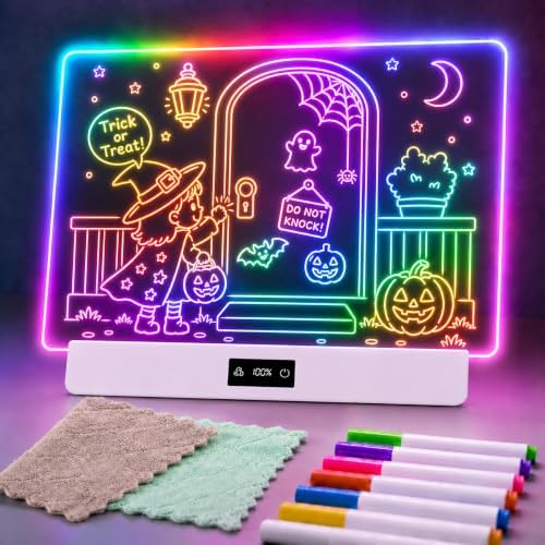 TAEMVV Led Drawing Board Kids Birthday Gift for Girls,Black/White