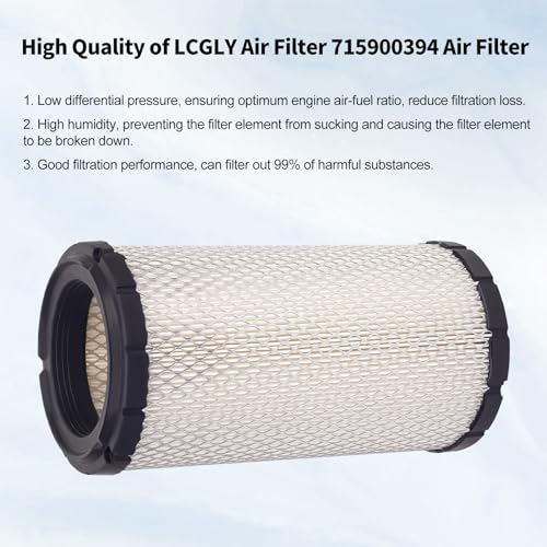 LCGLY 1 filtro de ar 715900394 compatível com Can-Am Defender/Traxter HD5 HD7 HD8 HD9 HD10 MAX/Pro 6