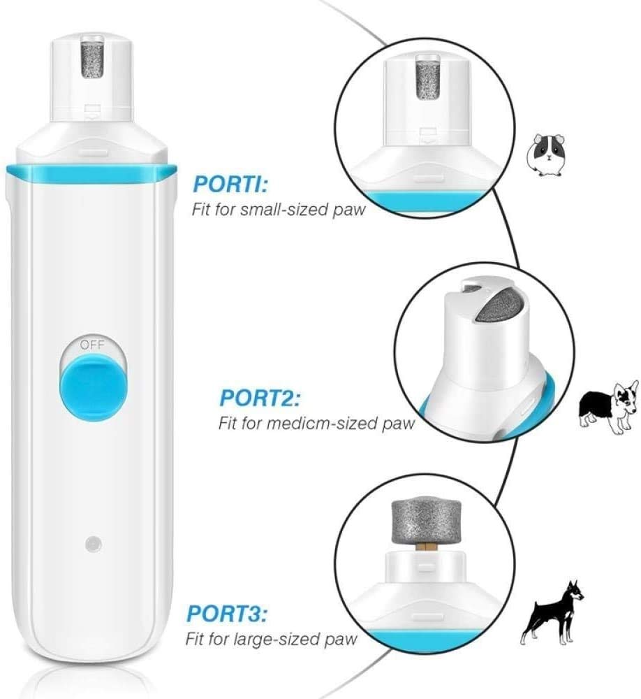 Molinillo de Clavo for Perros, Trimmer de Clavo eléctrico Potente, Aseo, Herramienta de Recorte for pequeños Perros Grandes y Gatos