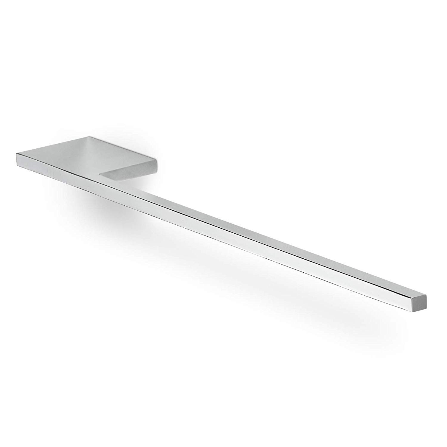 SOTECH 2 pièces Porte-serviettes PARAT pour montage sur armoire Aluminium massif chromé poli Longueur : 400 mm Hauteur : 50 mm Largeur : 10 mm Entraxe 64 mm