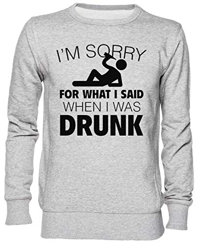 Sweat-shirt jersey gris unisexe taille M pour oublier les matins difficiles