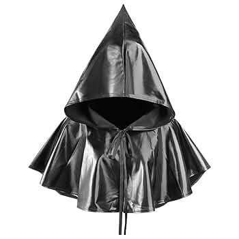 Amazon.com: XGOPTS Medieval Metallic Shiny Cowl Hood