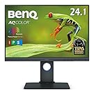 BenQ AQCOLOR Series SW242Q (24.1 inch/WUXGA 1920 x1200/IPS/16:10/Adobe RGB 99%/DCI-P3 95%/HW Calibration Compatible/Adobe RGB/Photo Editing)