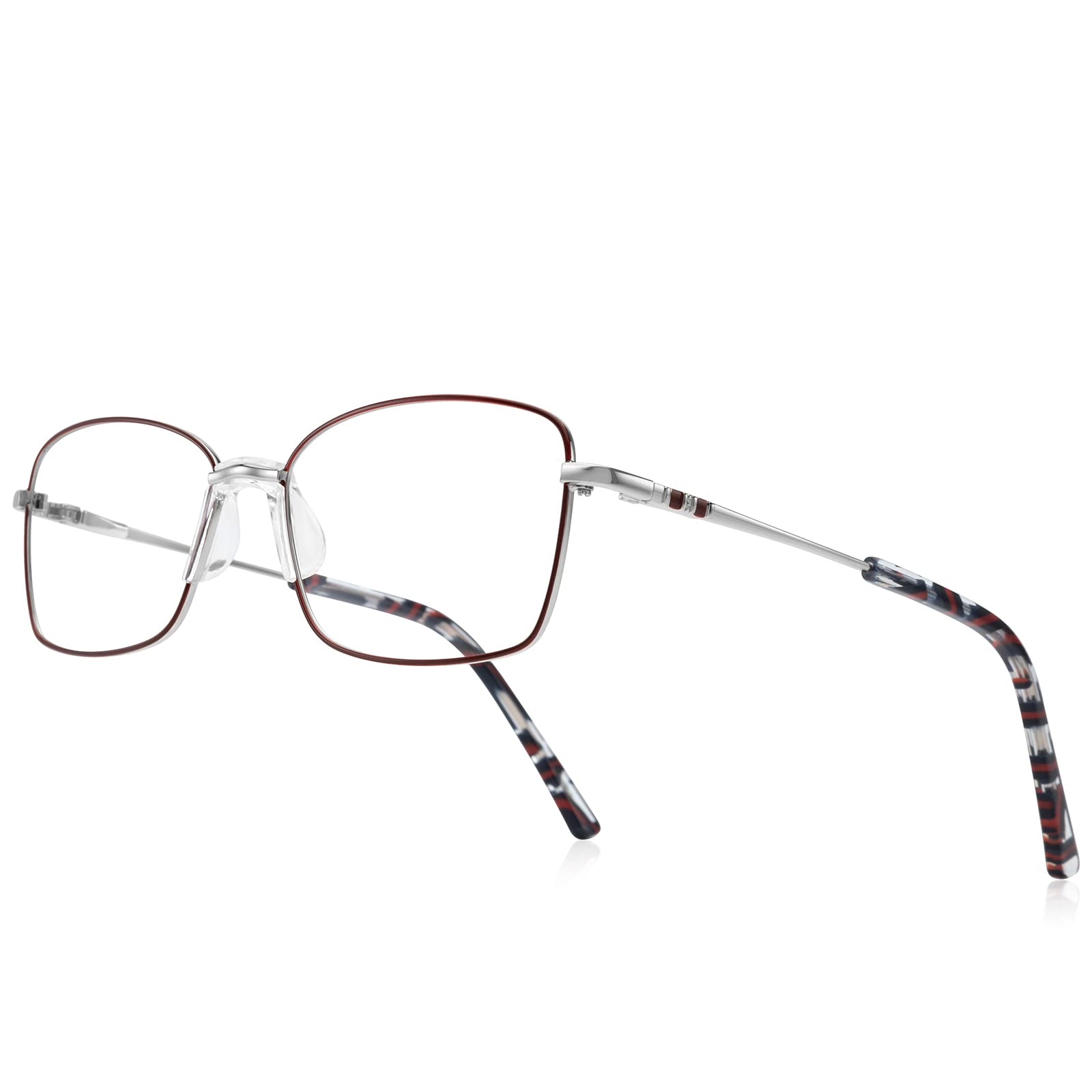 RB.Pilot Reading Glasses Blue Light Blocking Spring Hinge Readers for Women Anti Glare Filter Lightweight Eyeglasses