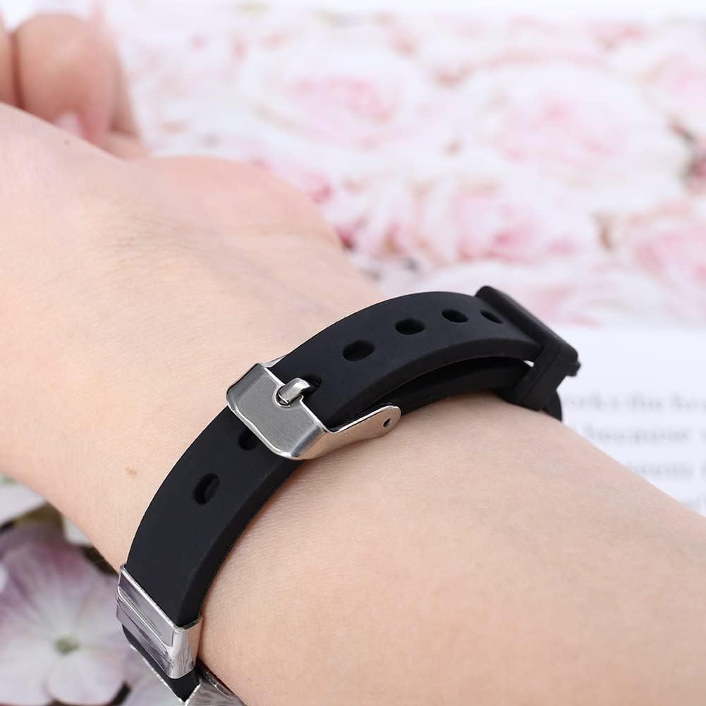 Yellow Chimes Men's Bracelet for Kpop Band Exquisite Signature J-Hope Silicon Plated Stainless Steel Charm Bracelet and Boys Silver
