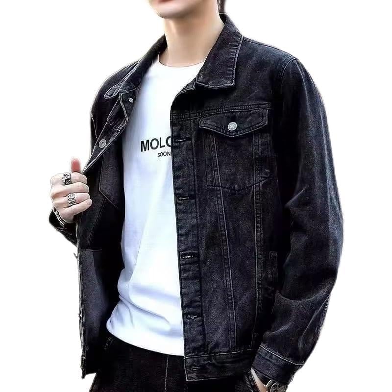 Veste en jean classique homme pour remplacer vos manteaux lourds et rigides en coton