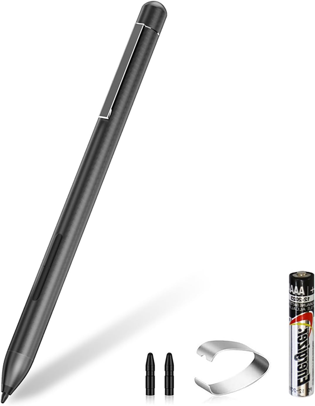 Surface Pro Stylus Pen - Compatible With Surface Book/Laptop/Go/3, Palm Rejection, 1024 Pressure Sensitivity (Grey)