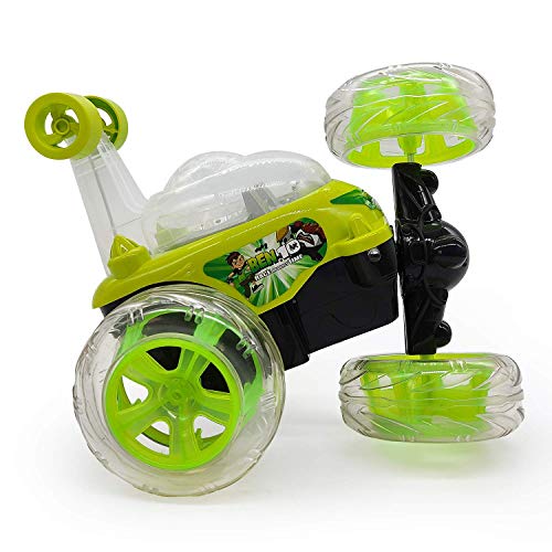 Image of Rock Star combo pack for kids Rechargeable Remote Control 360 degree plastic rolling stunt car with Music & Lights for children's age 3 to 12 years.Android Charger & 800 MAH Battery. 3 Hrs Running Time and 24 images digital projector watch