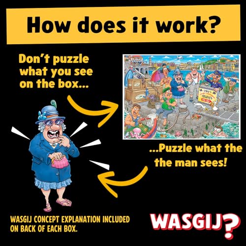 Wasgij Original 47, Boating Bedlam, Unique 1000 Piece Jigsaw Puzzle for Adults, Colourful, Puzzling - Image 4