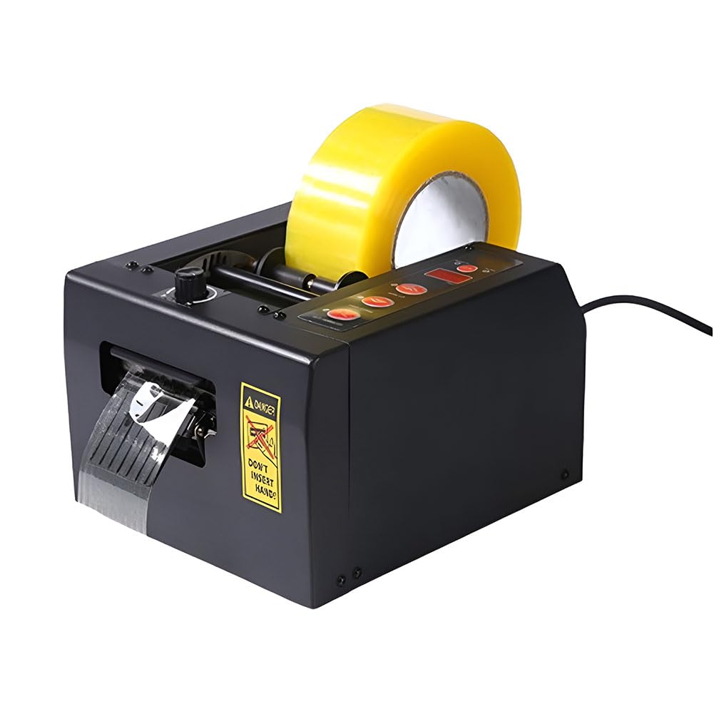 XCSCUK Automatic Tape Dispenser,Electric Cutting Machine,with Display Screen, Manual/Automatic Dual Mode,for Packing and Sealing (20)
