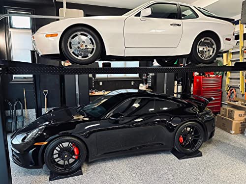 Maxsa 37353 Park Right Tire Saver Ramps For Flat Spot Flat Tire Prevention And Vehicle Storage For Vehicles Up To 10 Tons, Black, Set Of 4 #TOP2