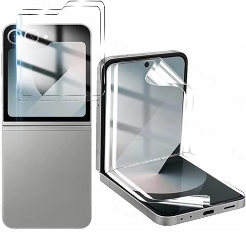 Miniatura 5 de Película protectora de hidrogel de alta sensibilidad para iPhone 13 Pro Max, 2 protectores de pantalla de TPU suave transparente cobertura completa