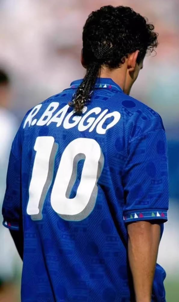 ロベルトバッジョ　R.BAGGIO 10番　イタリア代表　94年復刻ユニフォーム イタリア代表（H）1994 R.バッジョ＃10 ロベルトバッジョ R