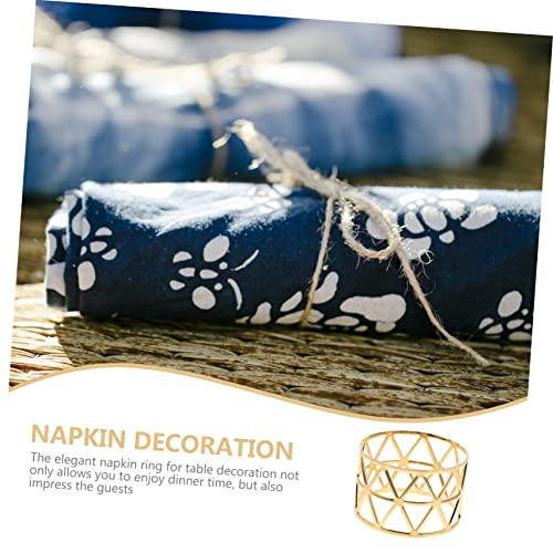 BESTonZON 6 Pçs Fivela De Guardanapo Decoração Vintage Toalha De Mesa Vintage Decoração De Casamento