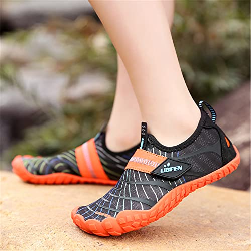 Image of UBFEN Water Shoes for Kids Boys Girls Aqua Socks Barefoot Beach Sports Swim Pool Quick Dry Lightweight Toddler Little Big Kid