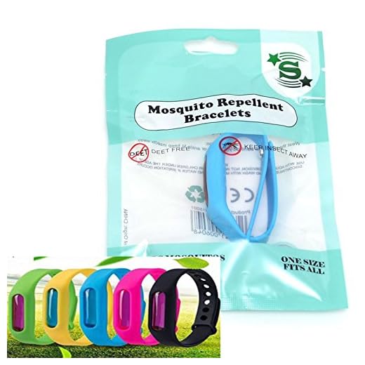 SHATCHI Gift for all occasions limited Natural Repellent Mosquito Insect Bracelet Non Toxic Deet-Free Band Soft Rubber Material