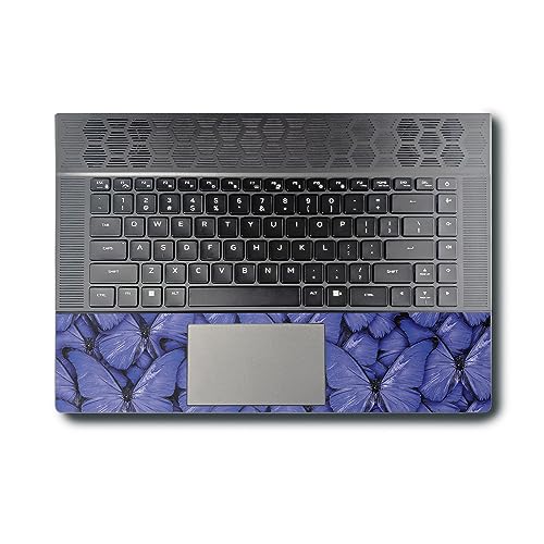 Image of MightySkins Skin Compatible with Alienware X16 R1 (2023) Full Wrap Kit - Blue Butterflies | Protective, Durable, and Unique Vinyl Decal wrap Cover | Easy to Apply & Change Styles | Made in The USA