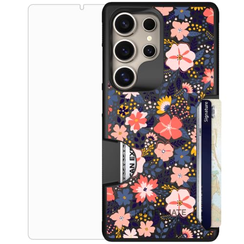 Scooch for Samsung Galaxy S25 Ultra Wallet Case, Moneymate, Wildflowers