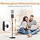 Universal-Surround-Lautsprecherständer Paar Höhe erweitern 33„ bis 42“ - Hintere Lautsprecherständer für LG, Vizio, Sony, Samsung Die meisten kleinen Satelliten-Surround-Sound-Lautsprecherständer