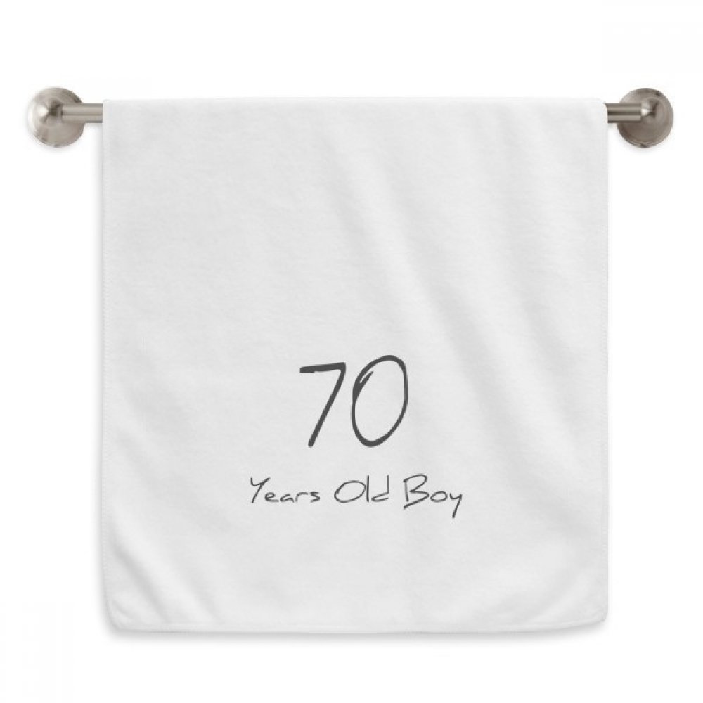 Serviettes moelleuses 70 Ans : le cadeau d'anniversaire idéal pour homme