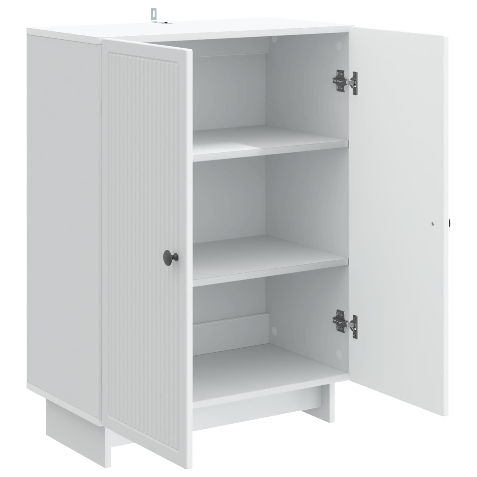 Credenza bianca, 66 x 34,5 x 90 cm, in legno
