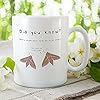 Victorian Printing Co - Did You Know? Moth Scent - Animal Fact Gift Mug, Ceramic, 11fl.oz. #1
