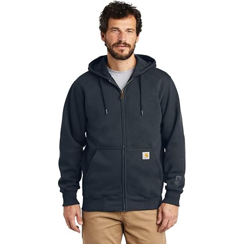 Carhartt Men's Rain Defender Loose Fit Heavyweight Full-Zip Sweatshirt
