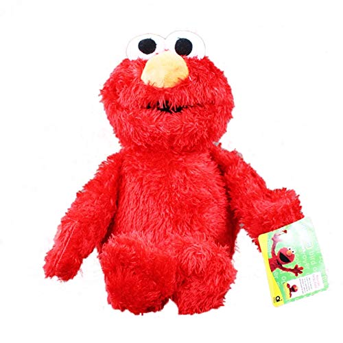 ZHQIC 36cm Barrio Sésamo Peluche Elmo Peluche Muñeca Educación Temprana