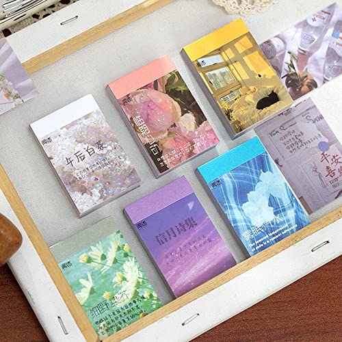 Pflanze Blumen Sticker Set,44 Stücke Speziell geformte große Blume Scrapbooking Aufkleber, PET Aufkleber für Scrapbooking Zubehör, DIY Fotoalben, Bullet Points, Laptops, Tagebuch, Kalender, Umschläge oder Grußkarten……