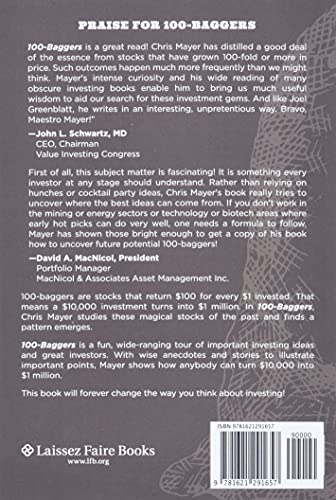 100 Baggers: Stocks That Return 100-to-1 and How To Find Them