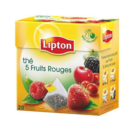 fruit tea bags - Lipton Tea 5 Fruits Rouges - 5 Red Fruits