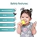 Baby Fruit Feeder Pacifier (2 Pack), Fresh Food Feeding Teether for Toddler, BPA Free, Soothing Gum Relief, Infant Silicone Teething Toy, Includes All The Sizes of The Silicone Nipple Pouches
