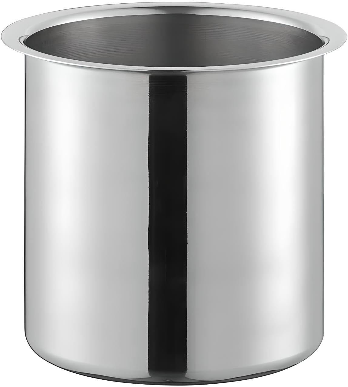 OCS Parts 1.5 Quart Bain Marie Pot | 5-5/8" x 4-7/16" Stainless Steel Pot for Warm or Cold Food, Sauces, Soups, or Organizing Cooking Utensils