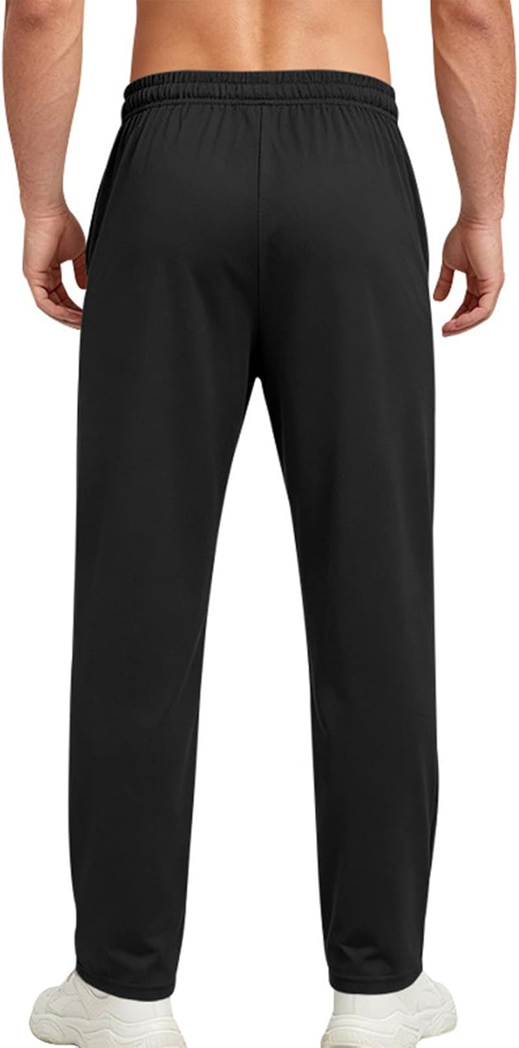 Hiking Pants for Men:Fashion Elastic Wasit Loose Fit Gym Trousers with Pockets Golf Workout Bottoms 2026