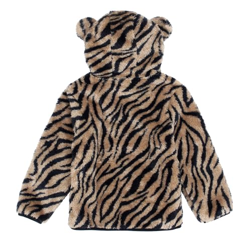 Image of Toddler Girls Boys Fleece Hoody Jacket Zip Up Teddy Coat Warm Winter Outwear
