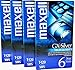 Maxell 4 Pack GX-Silver T-120 VHS